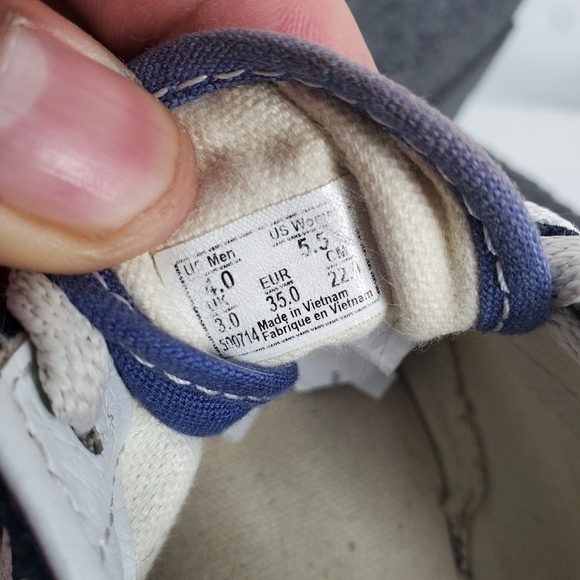 Vans Old Skool Checkerboard Blue Flame Shoes 5.5 Women 4 Men Sneakers - Picture 4 of 15